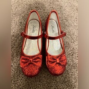 Dorothy Red Glitter Shoes